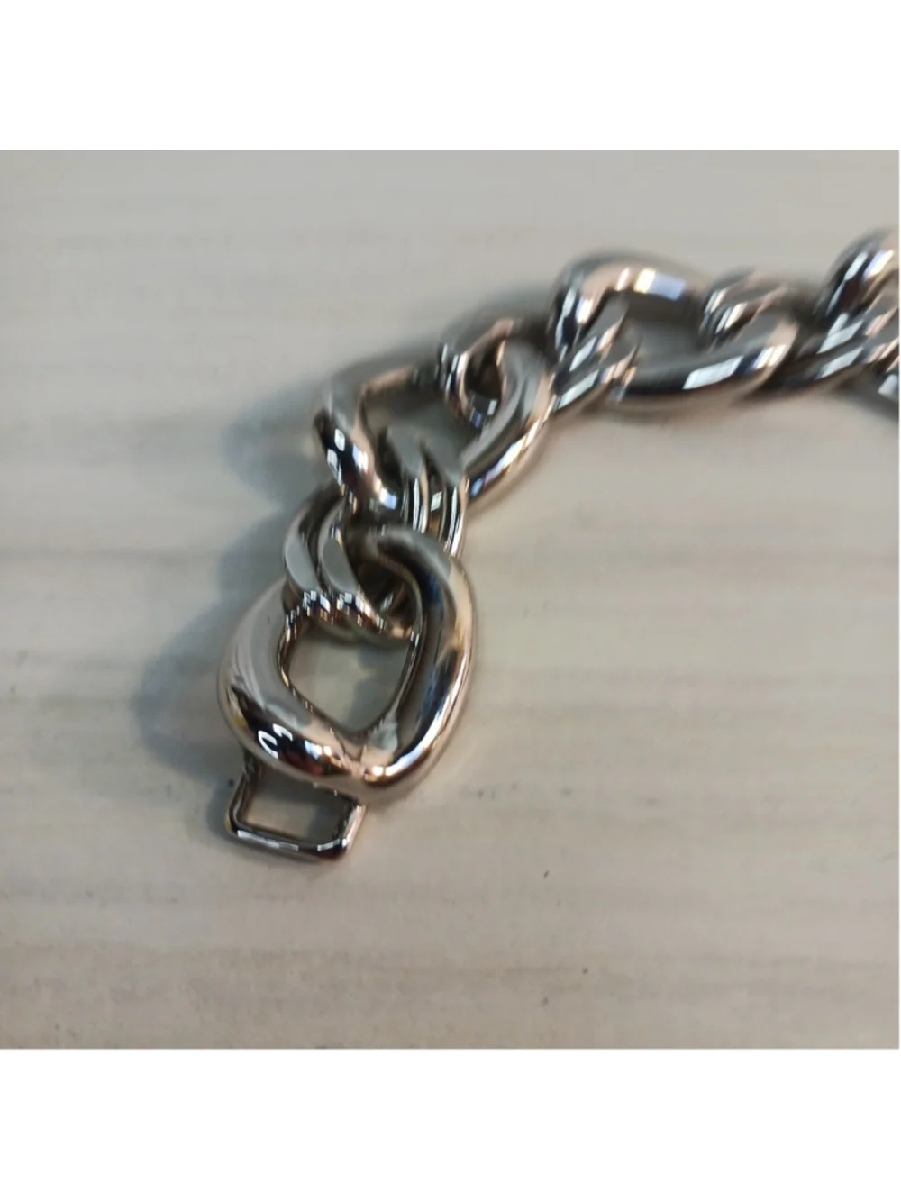 Fabulous VTG Napier Silver Tone Chunky Link Bracelet Mob Wife Mod Chic Classic